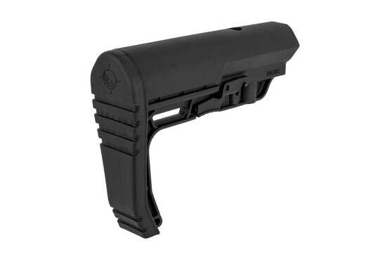 Mission First Tactical BATTLELINK Minimalist Stock has an angled non-slip rubberized buttpad